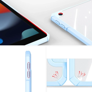 Dux Ducis Copa Hülle für iPad 10.2 '' 2021/2020/2019 Smart Cover mit Ständer blau