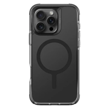 Etui UNIQ Combat für iPhone 16 Pro 6,3" Magclick Charging Czarny/Carbon Black