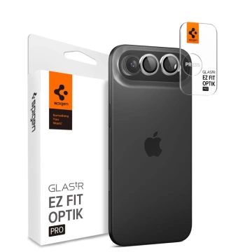 Osłona Aparatu Spigen Optik Pro Glas.TR EZ Fit iPhone Air Silver 2-Pack