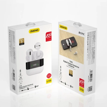 Dudao U15S In-Ear TWS Kopfhörer mit Ladezustandsanzeige weiß (U15S)