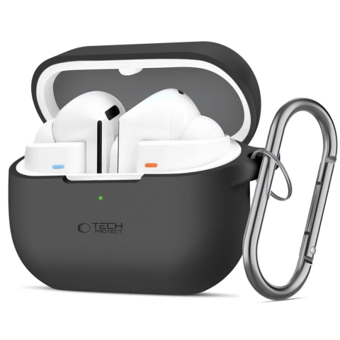 Silikon-Haken-Schutzhülle für Samsung Galaxy Buds 3 / 3 Pro Schwarz