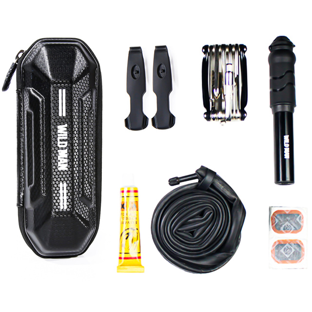 Etui torba sakwa rowerowa Wildman XT11 na rower w miejsce uchwytu na bidon 0,5L Czarna