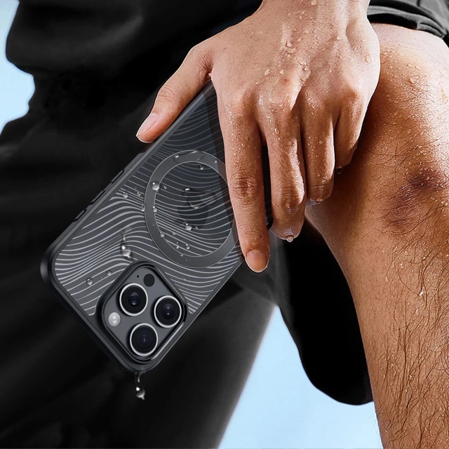 Etui do iPhone 16 Pro Max Dux Ducis Aimo Mag z MagSafe - Czarny