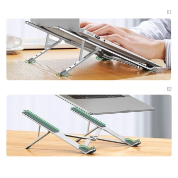 Laptopständer UGREEN klappbar verstellbar silber (LP451)
