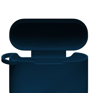 Etui 3mk Silikon-AirPods-Hülle, Marineblau, für Apple AirPods 3. Generation.
