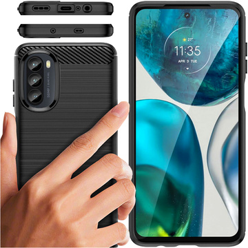 Etui TpuCarbon für Motorola Moto G52 / G82 5G Schwarz