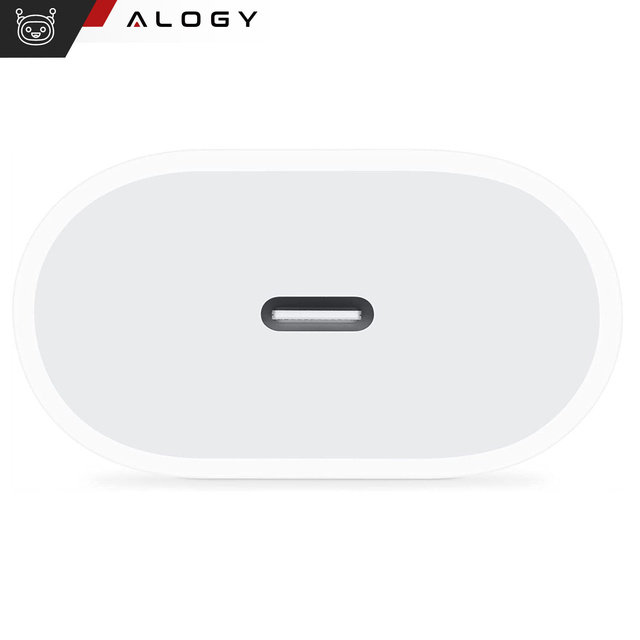 Ładowarka sieciowa Alogy szybka USB-C Type C PD 20W Biała