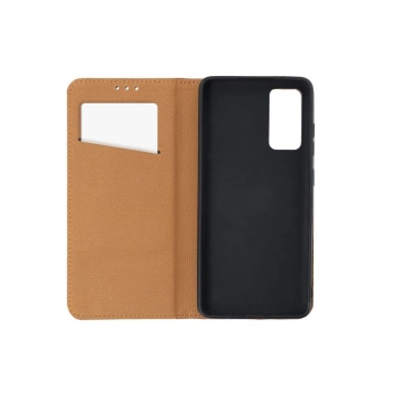 Smart Pro Book Case für Samsung S25 Edge Leder Braun