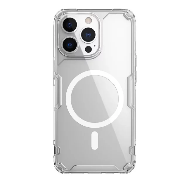 Nillkin Nature Pro Magnetische Hülle für iPhone 13 Pro Magnetic Armor Cover Transparente Hülle (MagSafe-kompatibel)