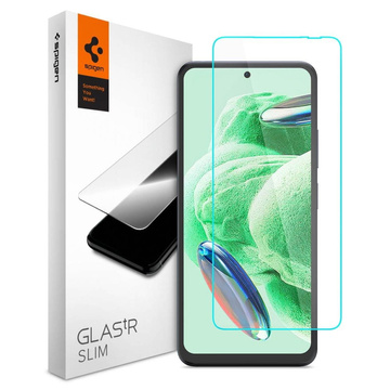Spigen Glas.TR Slim 2er-Pack Panzerglas für Xiaomi Redmi Note 12 5G / Poco X5 5G
