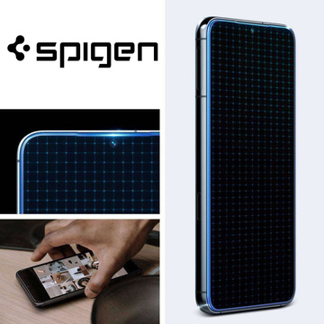2x Panzerglas Schutzfolie Spigen Glas.Tr "EZ FIT" für Samsung Galaxy S23 Plus Klar