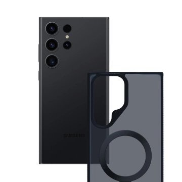 Etui do Samsung Galaxy S24 Ultra 3mk Smoke Case Mag&Stand