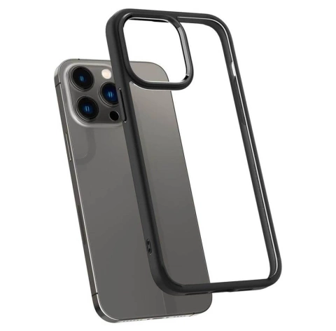 Etui do iPhone 14 Pro Spigen Crystal Hybrid Matte Black