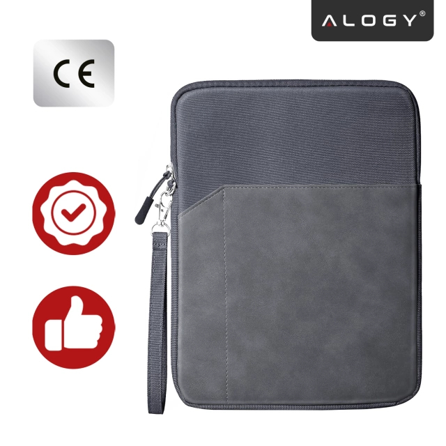 Wsuwka Torba etui ochronne pokrowiec do tabletów Alogy Sleeve Bag na tablet Apple iPad Samsung Lenovo Xiaomi 9.7" - 10.8" Szary