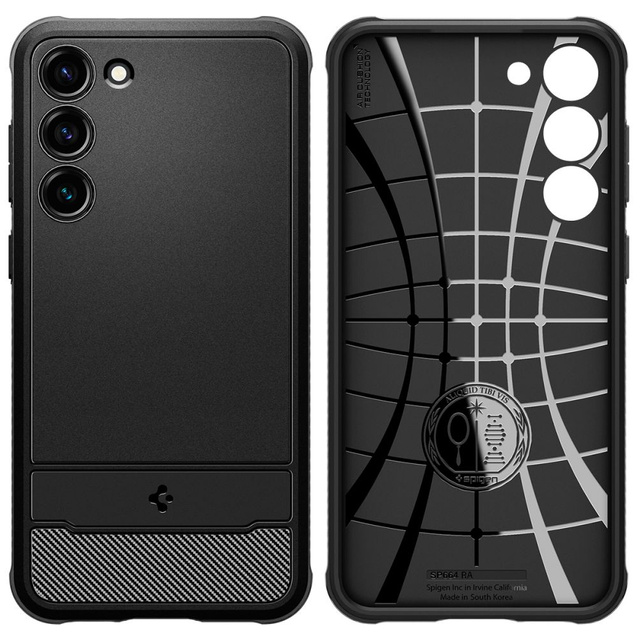 Etui na telefon Spigen Rugged Armor obudowa ochronna do Samsung Galaxy S23 Matte Black