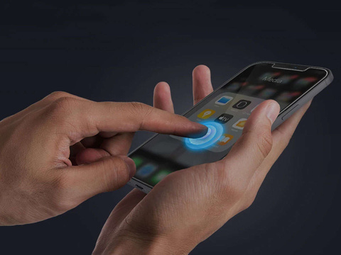 Spigen AntiBlue Glas.tR Slim HD Glass für Apple iPhone 12 Mini 5.4