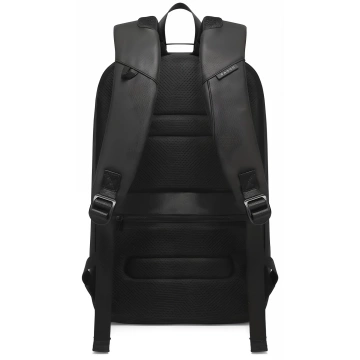 Bange Wasserdichter Rucksack, Laptoptasche, 15,6 Zoll, Reisezubehör, 48 x 30 x 12,5 cm, für Arbeit, Schule, Flugzeug, Herren, Damen, USB und USB-C, Schwarz