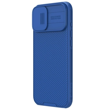 iPhone 16 Hülle Nillkin CamShield Pro Magnethülle Blau