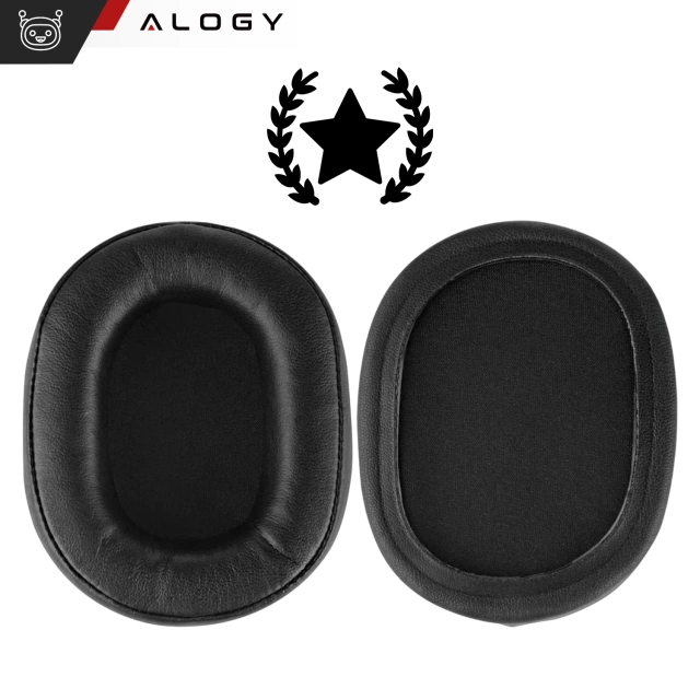 Nauszniki 2x wymienne pady gąbki do słuchawek do AUDIO-TECHNICA ATH-MSR7 ATH-M50x Czarne + urządzenie do demontażu