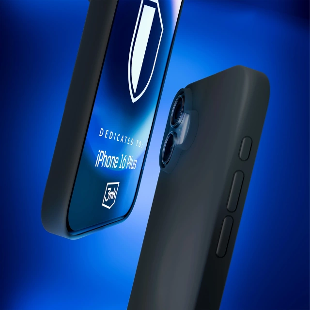 Etui do iPhone 16 Plus 3mk Hardy Silicone MagCase MagSafe Graphite