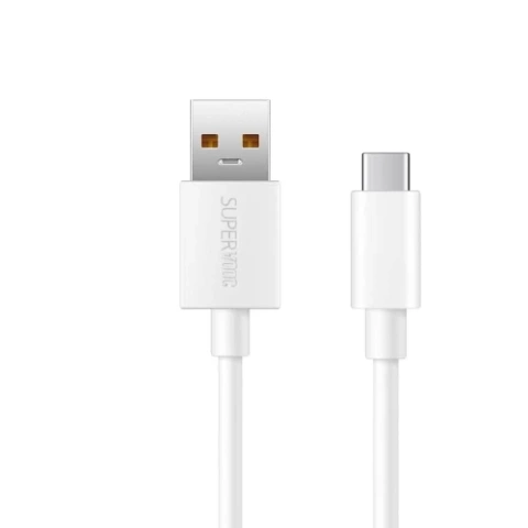 Kabel OPPO DL135 VOOC USB-C 1m Biały 65W Szybkie Ładowanie BULK
