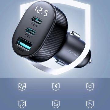 Joyroom JR-CCD04 Autoladegerät 30W 2×USB-C