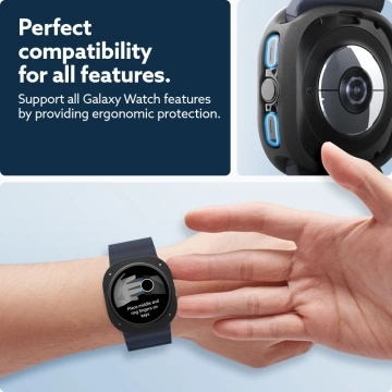 Etui Caseology Vault für Samsung Galaxy Watch Ultra (47 mm) Mattschwarz