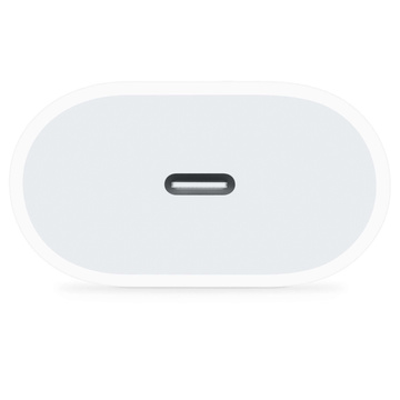 Original Apple USB-C Typ C 20W Schnellladegerät MHJE3ZM/A für iPhone Adapter Cube weiß