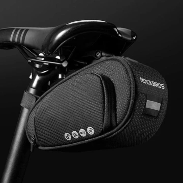 Rockbros C40 Fahrradsatteltasche Schwarz Wasserdicht