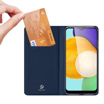 Dux Ducis Skin Pro Holster Cover für Samsung Galaxy A03s blau