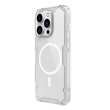 Nillkin Nature Pro Magnetische Panzerhülle mit MagSafe für iPhone 15 Pro – Weiß