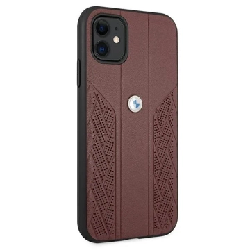 Etui BMW BMHCN61RSPPR für Apple iPhone 11/ Xr Hardcase Leather Curve Perforate