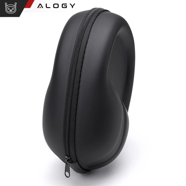Etui ochronne na słuchawki do JBL TUNE 720BT 760NC 770NC Alogy Hard Case obudowa ochronna na zamek 23x18x11cm Czarne