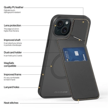 DUX DUCIS Rafi II Mag-Hülle – Rückseite mit Ständer, kompatibel mit MagSafe für iPhone 13/14