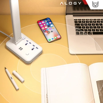 HUB-Splitter Alogy-Adapter für Computer-Laptop mit USB-C auf 3x USB-A 2.0 1x USB-A 3.0 Grau