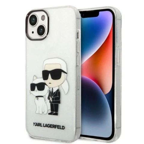Etui Karl Lagerfeld KLHCP14MHNKCTGT für iPhone 14 Plus 6,7" Hardcase Gliter Karl