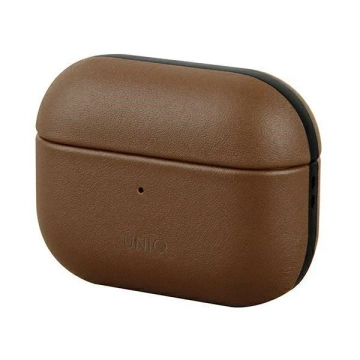 Etui ochronne na słuchawki UNIQ etui Terra do Apple AirPods Pro Genuine Leather brązowy/brown
