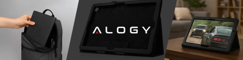 Hülle für Lenovo Tab M11 10,95" TB330FU/TB330XU/TB331FC Stand Cover Tablet Flip Cover Case Alogy Schwarz