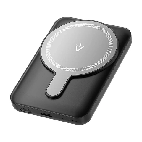 Vention FHSB0 Magnetische Powerbank 5000 mAh 20 W USB-A auf USB-C Kabel (Schwarz)