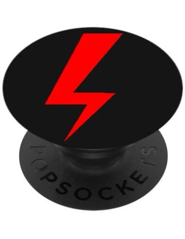 PopSockets Custom Holder - Lightning Black für Telefone und Tablets