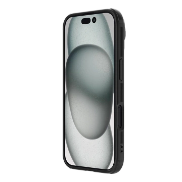 iPhone 16 Pro Max Nillkin CamShield Prop Case mit Ständer Schwarz