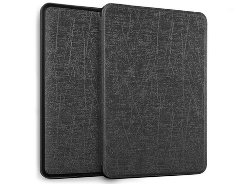 Alogy Leder Smart Case für Kindle Paperwhite 4 schwarz glänzend