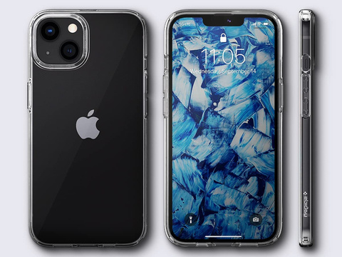 Etui obudowa Spigen Liquid Crystal für Apple iPhone 13 Crystal Clear