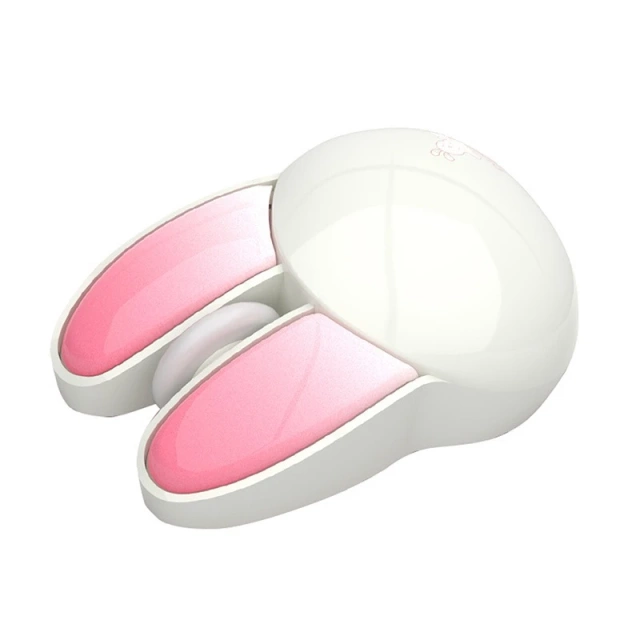 Kabellose Maus MOFII Bluetooth Rabbit M6DM Glossy (Weiß-Pink)