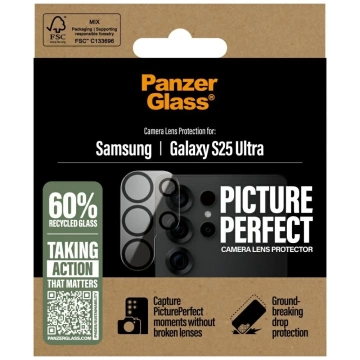 Gehärtetes Glas für Samsung Galaxy S25 Ultra PanzerGlass PicturePerfect Kameraobjektiv