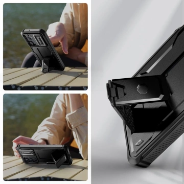 Etui do Samsung Galaxy A16 4G/5G Tech-Protect Kevlar Cam+ Czarny