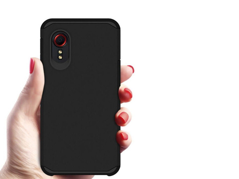 Alogy Armor Matt Case für Samsung Xcover 5 Schwarz