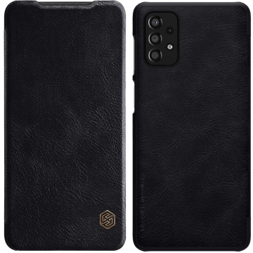 Nillkin Qin Case etui do Samsung Galaxy A33 5G osłona na aparat kabura pokrowiec obudowa z klapką czarny