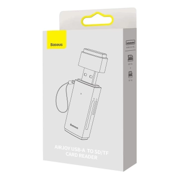 Baseus Lite Series Adapter SD/TF USB Kartenleser grau (WKQX060013)