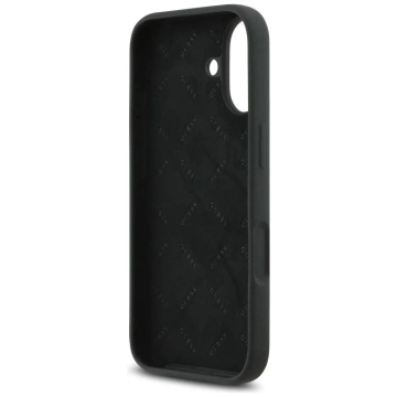 Etui Guess Silicone Big 4G Script do iPhone 17 Czarny
